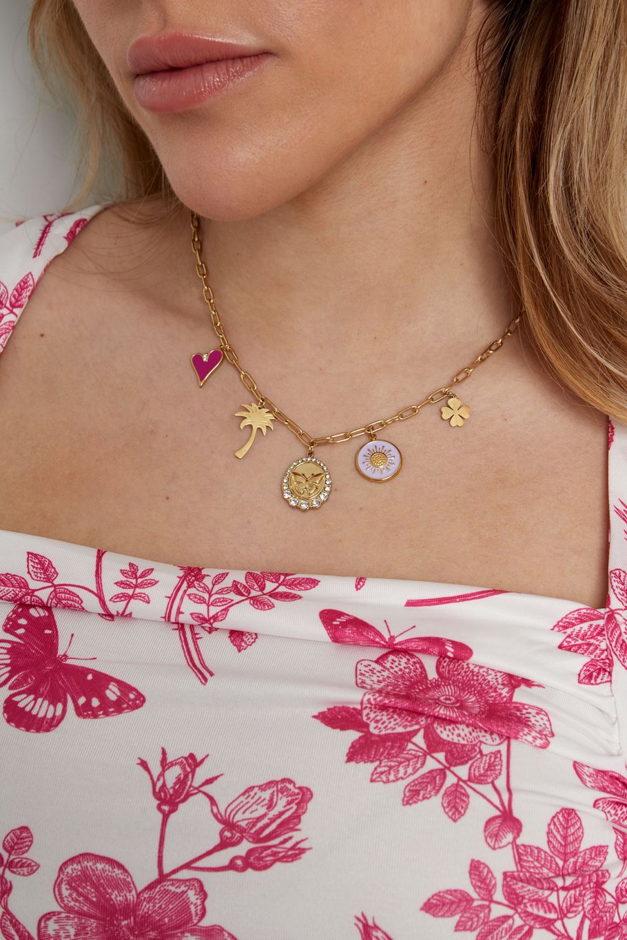 Charm-Kette Palm Springs - Goldfarbe Bild3